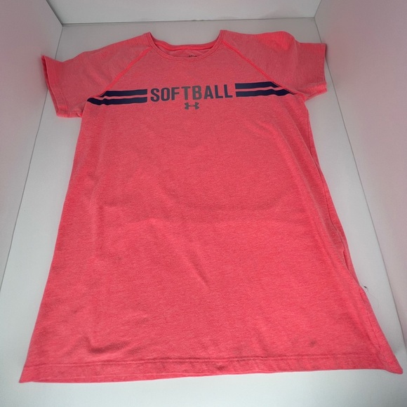 girls Under Armour short sleeve athletic shirt - Picture 1 of 6